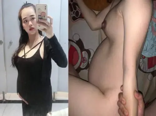 남편이 출장에 갔을 때 임신한 여동생과 몰래.